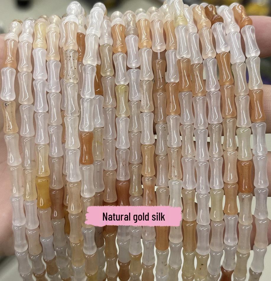 Natural Stone 5x12mm Tube Gemstone Beads for DIY Jewelry Making