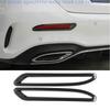 For Benz A-Class 2019-2022 ABS Carbon Fiber Rear Fog Light Eyelid Molding Trim