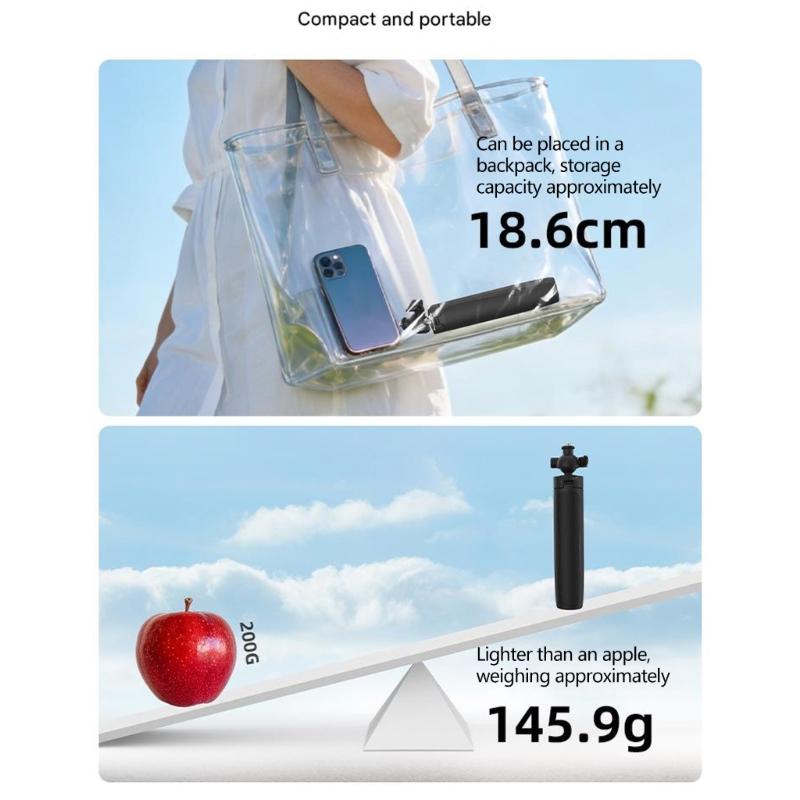 Portable Action Camera Extension Poles Tripod Stand For Sports Camera Stable Base And Flexible Viewing Positions