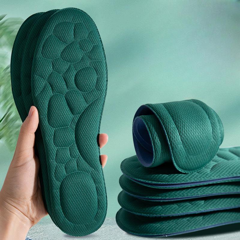 1/3pairs Women and Men Soft Insole Massage Memory Foam Insoles Sports Insoles