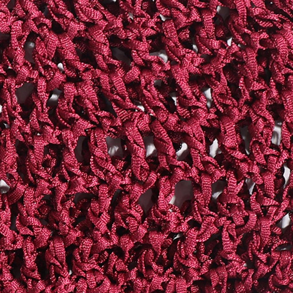 Mesh Crochet Hair Net Beanie Decorative Lightweight Comfortable Crocheted Cap Knit Hairnet