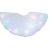 Women's Sequined Light-emitting Half-length Mesh Skirt LED Light Tulle Skirt