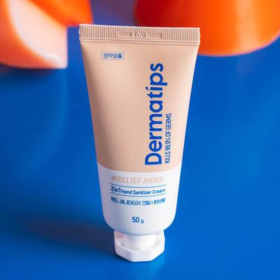 Dermatips Save My Hand Sanitizer Cream 50 G Herbal Fragrance