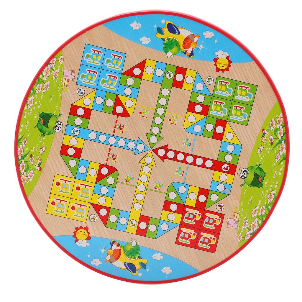 2 in 1 Dame Halma Sicher Pädagogisch Eltern-Kind-Interaktion Puzzle Kinderspielzeug