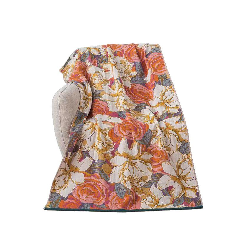 Drainage Style National Tide Pure Cotton Quick-Dry Cartoon Bath Towel for Men and Women