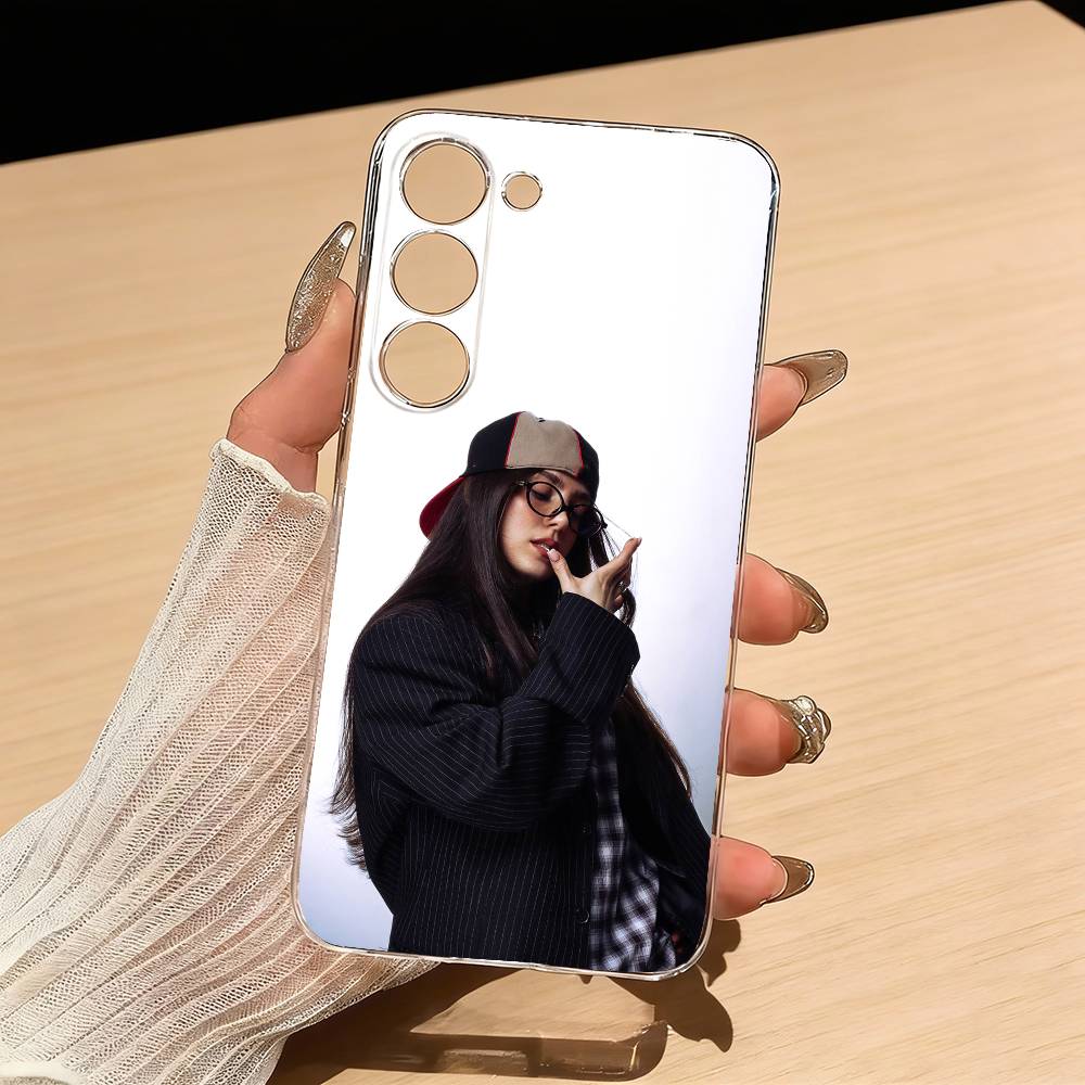 

Singer B-Billie Eilish Phone Case For Samsung S25,S24,S21,S22,S23,S30,Ultra,S20,Plus,Fe,Lite Transparent Cover Samsung S20plus5G