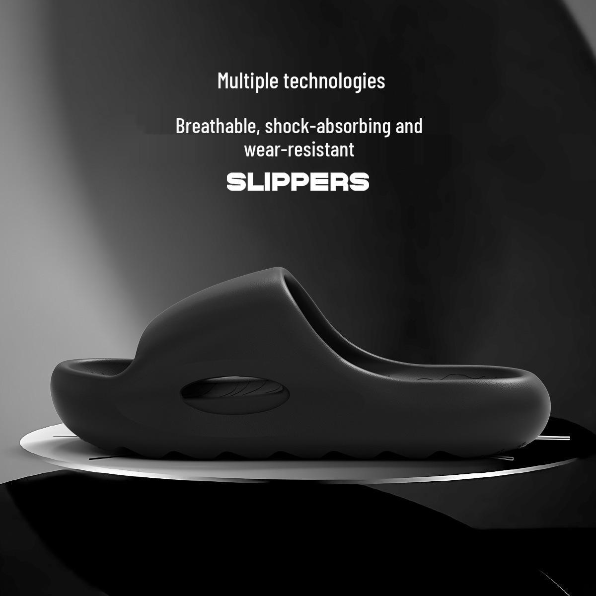 

Jieliya 2025 Summer Slippers: Non-slip, Thick Sole, Unisex Indoor/Outdoor Sandals with Unique Comfort. 44-45 (Fits 43-44)