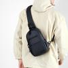 Men's Waterproof Chest Bag Multifunction Oxford Crossbody Shoulder Bag Messenger Travel Pack with A Headphone Wire Access Hole