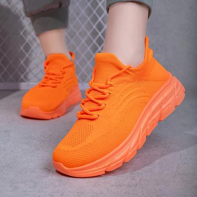 Women's Black White Red Green Yellow Orange Sport Shoes Men Casual Lightweight Slip On Walking Socks Shoes Couple Jogging Sneakers