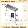 Portable Outdoor Folding Charcoal Barbecue Grill Rack