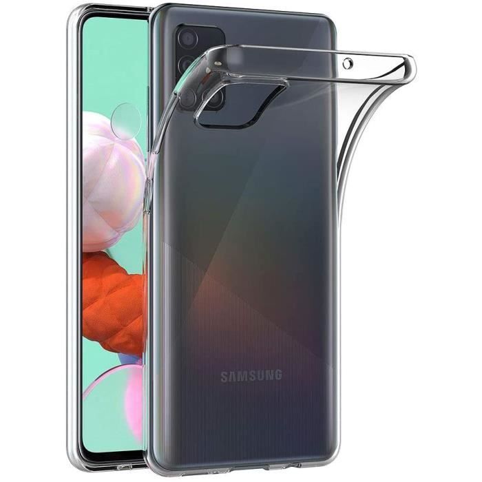 Coque - LittleMonkey - Galaxy A51 - Silicone - Transparente - Souple