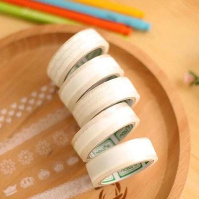 3 role DIY papírová krajková dekorace lepicí maskovací páska samolepicí doplňky pro domácí dekoraci vzorovaná páska