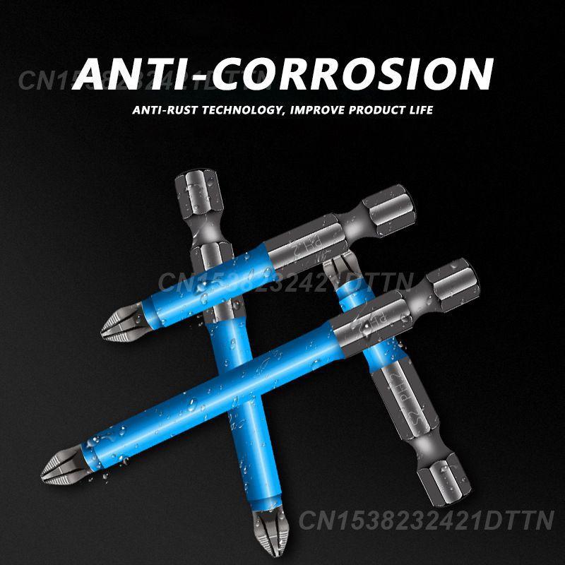 1~4PCS Hex Shank Bit Anti-slip Design Sturdy Short/long Reach Hex Shank Bit For Electric Screwdriver Magnetic Screwdriver Bit