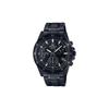 EDIFICE Versatile Black Plate Black Steel Strap Fashion Quartz Steel Strap Men's Watch Black Dial EFV-540DC-1A