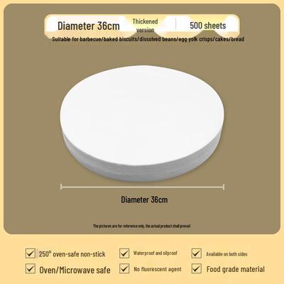 ZISIZ Round Silicone Baking Paper Sheets
