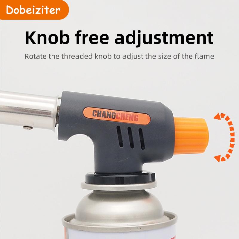 Torch Barbecue Burner Camping BBQ Desserts Soldering Cooking Heating Tool Portable Butane Gas Welding Burner Lighter Adjustable