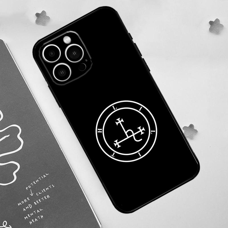 Sigil of Lilith Phone Case For iPhone 17 Pro Max 14 11 15 16 Pro Max 12 13 mini 16 Plus 16e 17 Air Funda