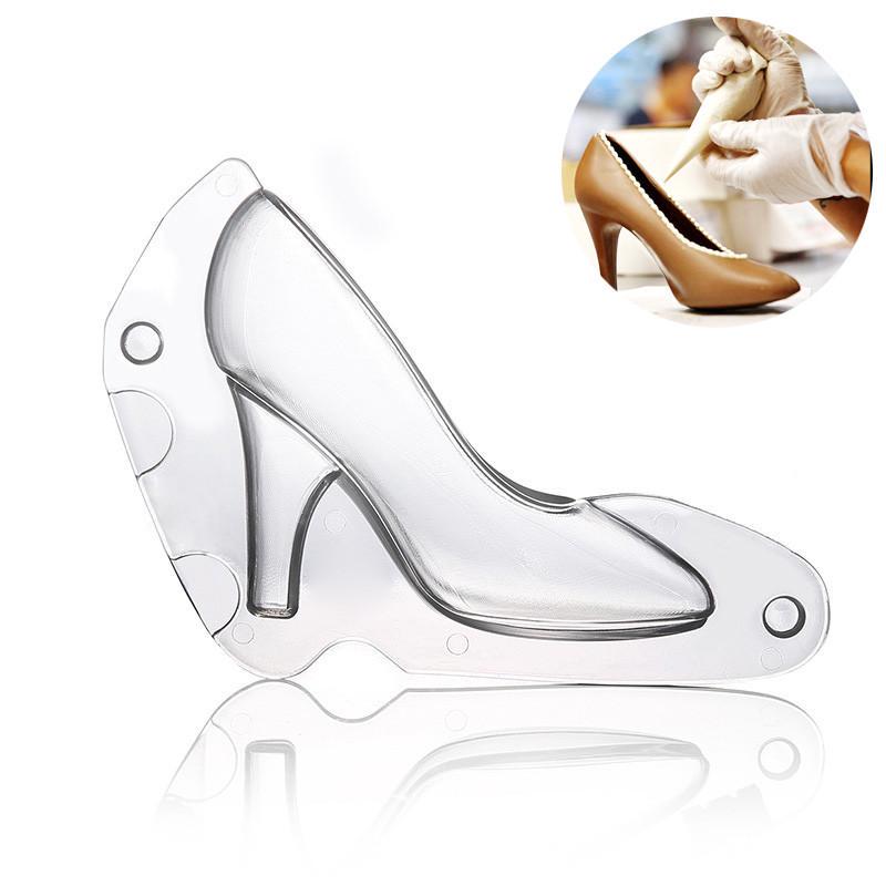 3D High-Heeled Shoes Mold Fondant Cake Chocolate Mold Cake Dessert Decorating LH