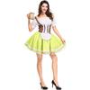 Women Traditional Cheers German Oktoberfest Dirndl Fancy Dress Costume Servant