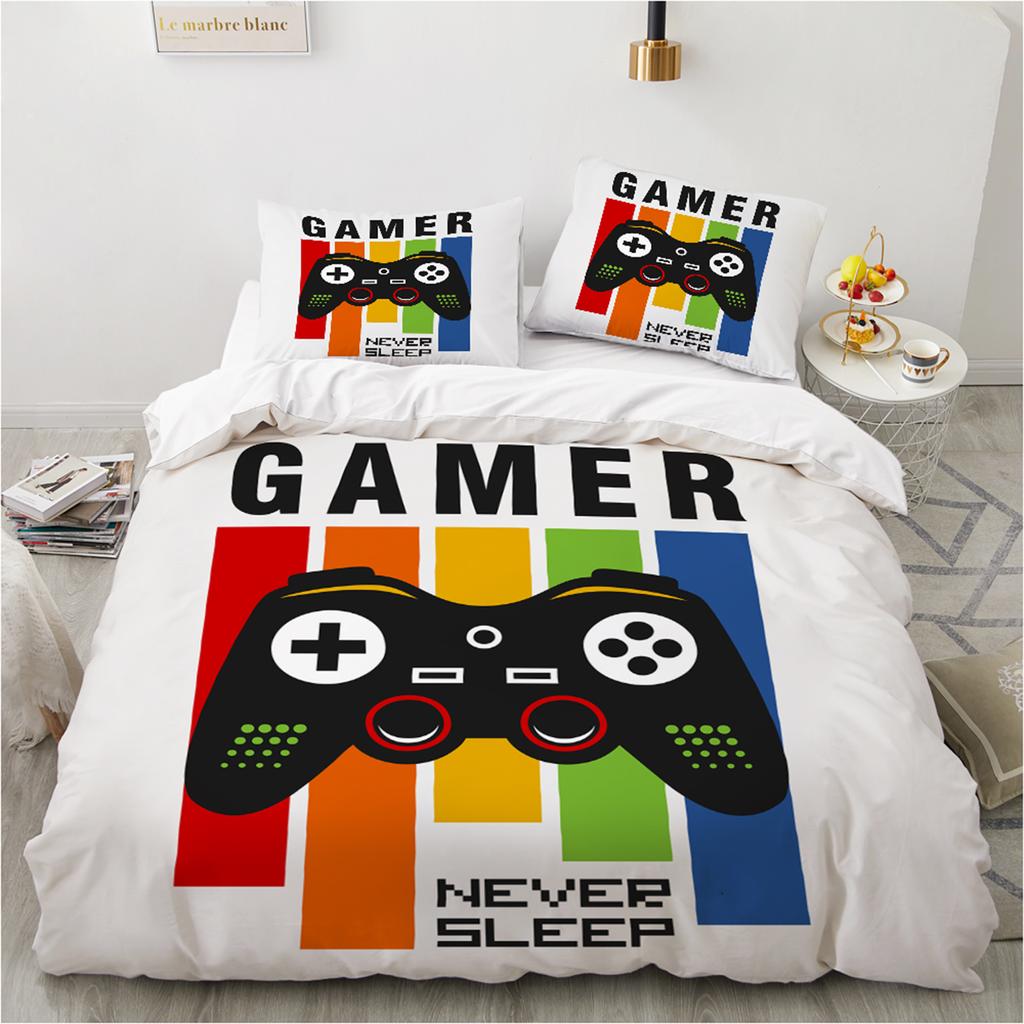 3D Printed Game Series Duvet Cover King Twin Queen Double Size Kit Pillowcase  New Wholesale Colorful Bedspread