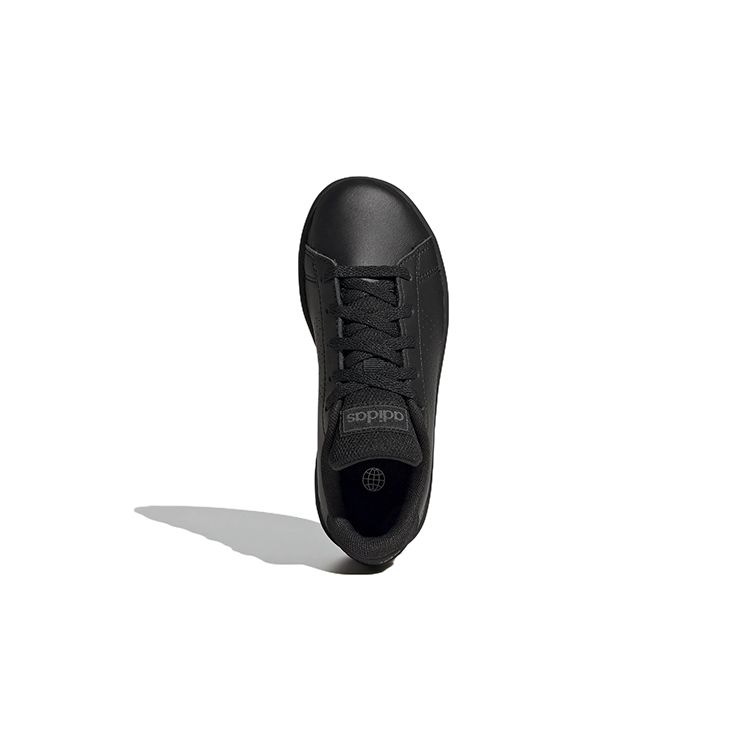Adidas Neo Advantage K Comfortable Versatile Non-Slip Durable Low-Top Skate Shoes Kids Sneakers Black GW6484