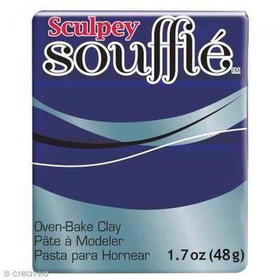 Polymer Clay - SCULPEY - Soufflé - Royalty Purple - 48 G - Ideal for Jewelry