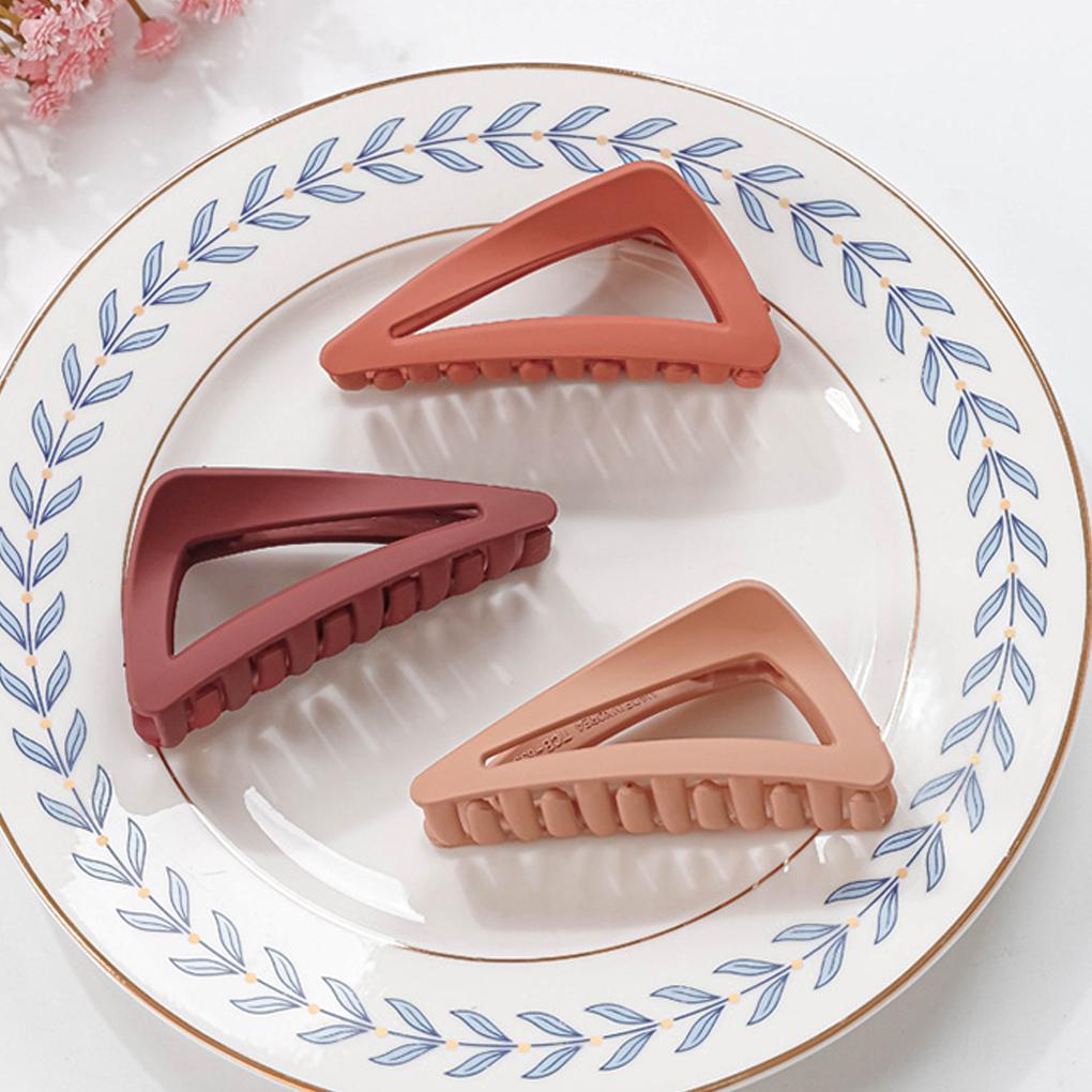 Women Hair Clip Replacement Solid Color Decorative Triangular Hairdressing Hairstyling Ladies Girls Clips Clamp Ornament