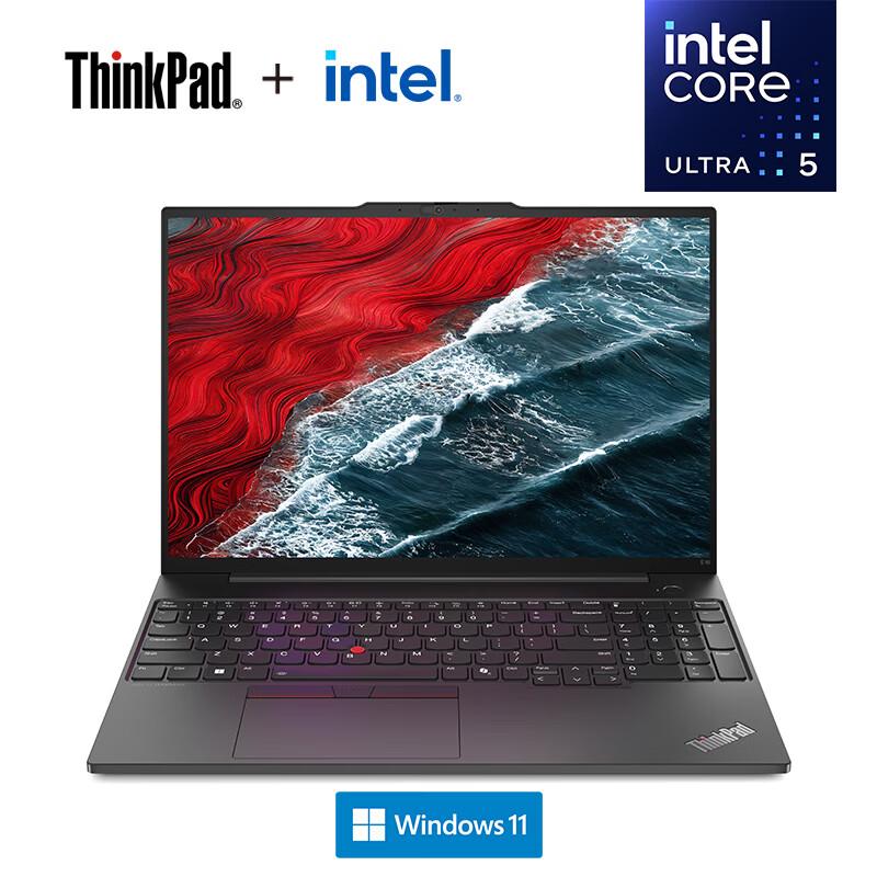 

Lenovo ThinkPad E16 AI PC Laptop (CN version) Core Ultra5 32GB 1TB