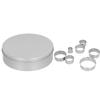 12Pcs Round Cutting Die Stainless Steel Circle Hollow Punching Cutting Mold for Dough Clay