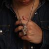 1PC Vintage Stainless Steel Myth of North Europe Viking Arrow Necklace Men Odin Compass Necklace for Men Jewelry Gift for Him