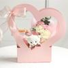 Top Quality  Flower Box Love Portable For Women Creative Gift Decoration Packing Paper Box Waterproof Paper Heart-shaped Hollow