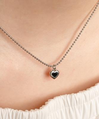 Noonoo Fingers [Surgical Chain] Dewey Heart Necklace