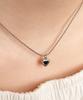 Noonoo Fingers [Surgical Chain] Dewey Heart Necklace