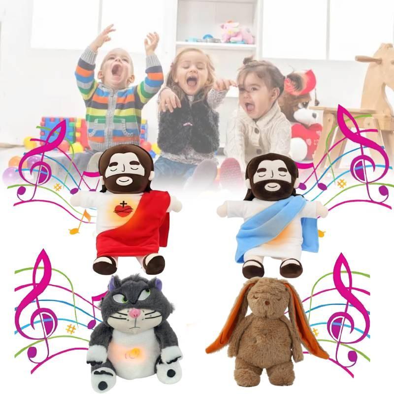 Jesus Lucifer Battery Powered Plush Toy Creatures Breathing Effect Kids Doll