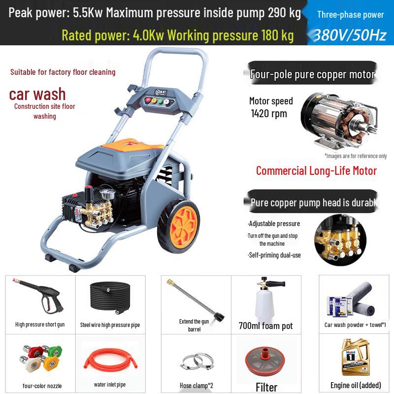 Black Cat Duke Industrial Ultra-High Pressure Washer CN plug (adapter included)