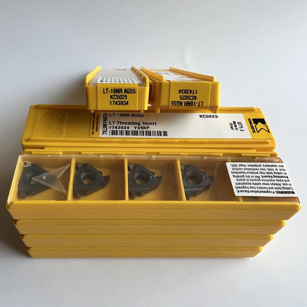 Original / LT-16NRAG55 KC5025  /  Industrial indexable Carbide Inserts 10 Pcs