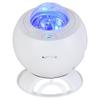 Aurora Starry Sky Projector Night Light with Bluetooth Charging - Romantic Bedside Atmosphere Lamp