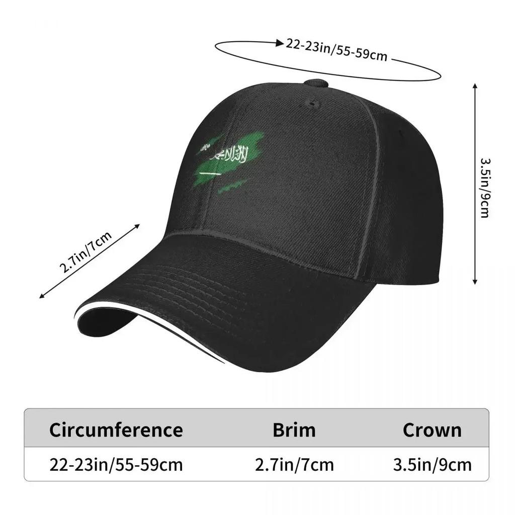 Saudi Arabia Shredding Baseball Caps Stuff Vintage Casquette Unisex Style for Outdoor Running Golf Headwear Adjustable