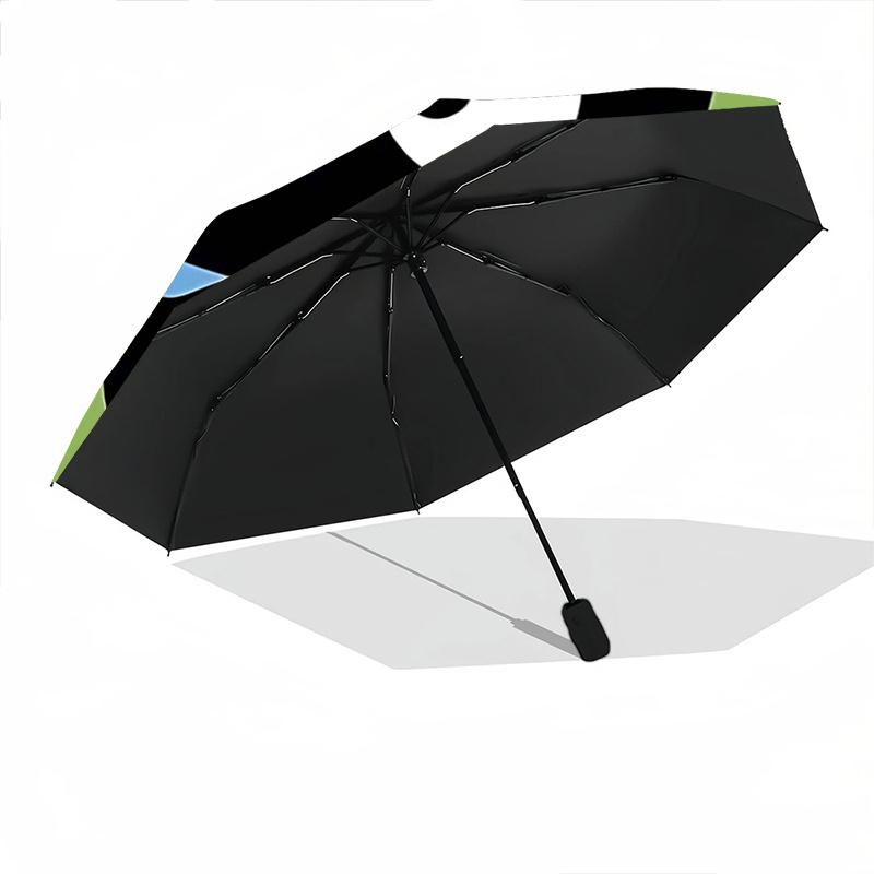 1pc Chococat Tennis Racket with Blue Bowtie Automatic Opening Folding Umbrella - Perfect for Fans, Travelers, Everyday Use, and Festive Gifts!Z044
