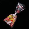 Xmas Supplies Snowman Santa Claus Baking Packaging Cookies Storage Christmas Candy Bags Cellophane
