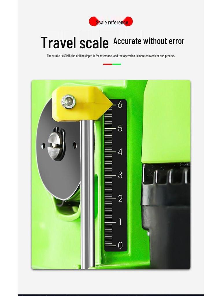 High-Precision Mini Bench Drill: Industrial-Grade, Multifunctional Electric Drill Press for Household Use