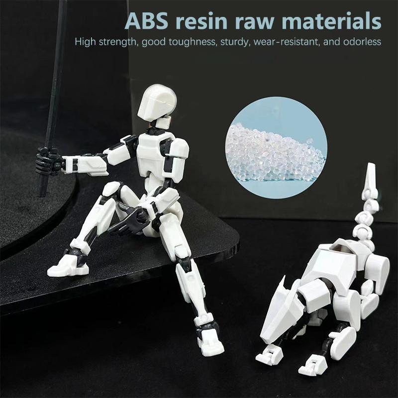 3D Printing Movable Multi-Jointed Shapeshift Robot Dog Lucky Doll 13 Joints Toy Diy Puzzle Assembling Toy Styling Ornaments Gift