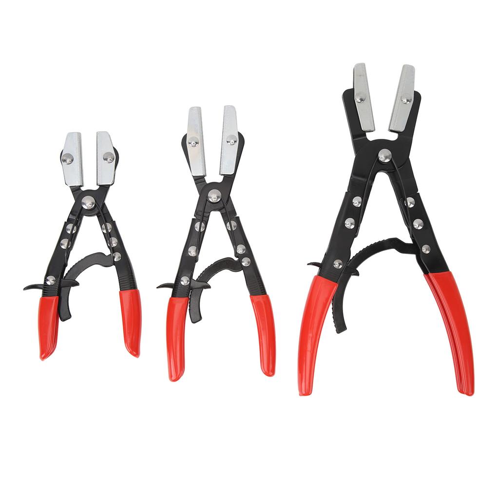 3 szt. Zestaw szczypiec do węży, regulowane szczypce do zaciskania węży z antypoślizgową rękojeścią, do węży samochodowych, przewodów chłodnicy