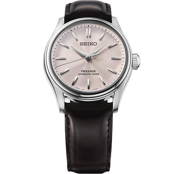 Seiko PRESAGE Classic Series Mechanical Men's Leather Band HCC003J Wrist Watch
