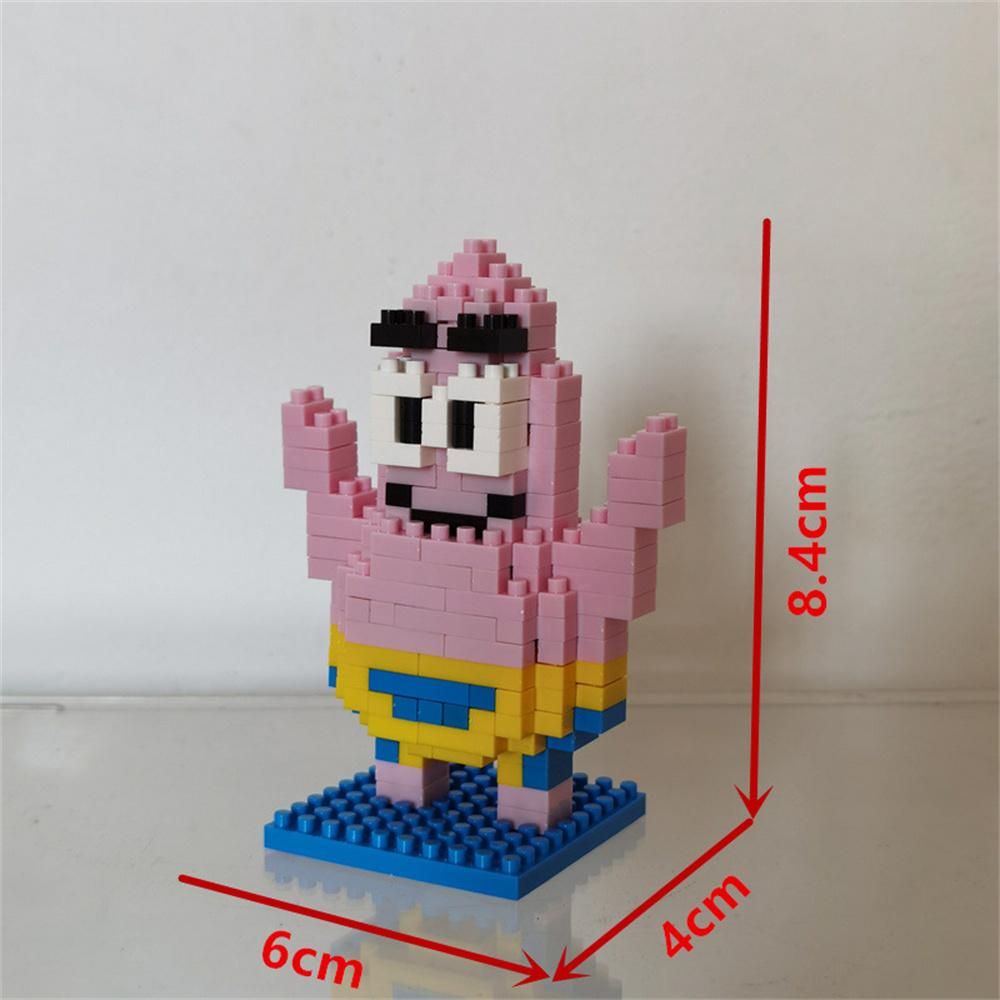 Cute building blocks  small particle assembly building blocks toy DIY building blocks children s toy model educational graphic