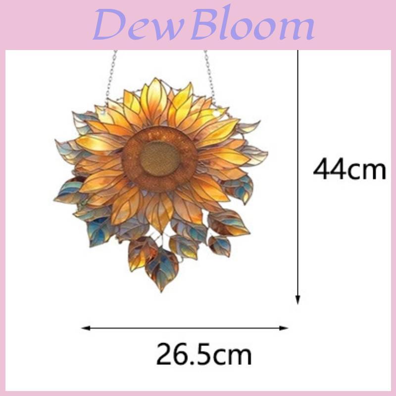 Sunflower Acrylic Window Hanging Decorative Art For Home Living Room Decor