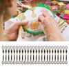 24pcs Glitter Thread Embroidery Floss Polyester Thread HandMade Yarn  Hand Embroidery