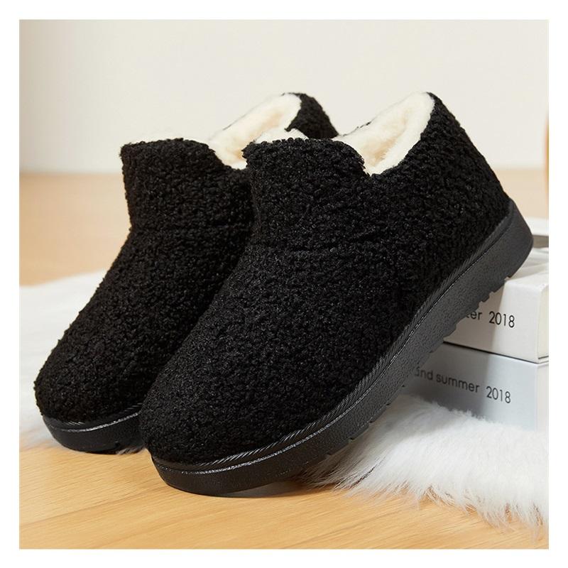 Women's Plush Thick Soft Soled Warm Cotton Boots Snow Boots