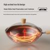 SUPOR 34cm Hammered Titanium Iron Non-stick Wok