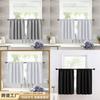 Contemporary Short Curtain For Commercial Spaces High Light Blocking Fabric Grey 132*46cm Piece)